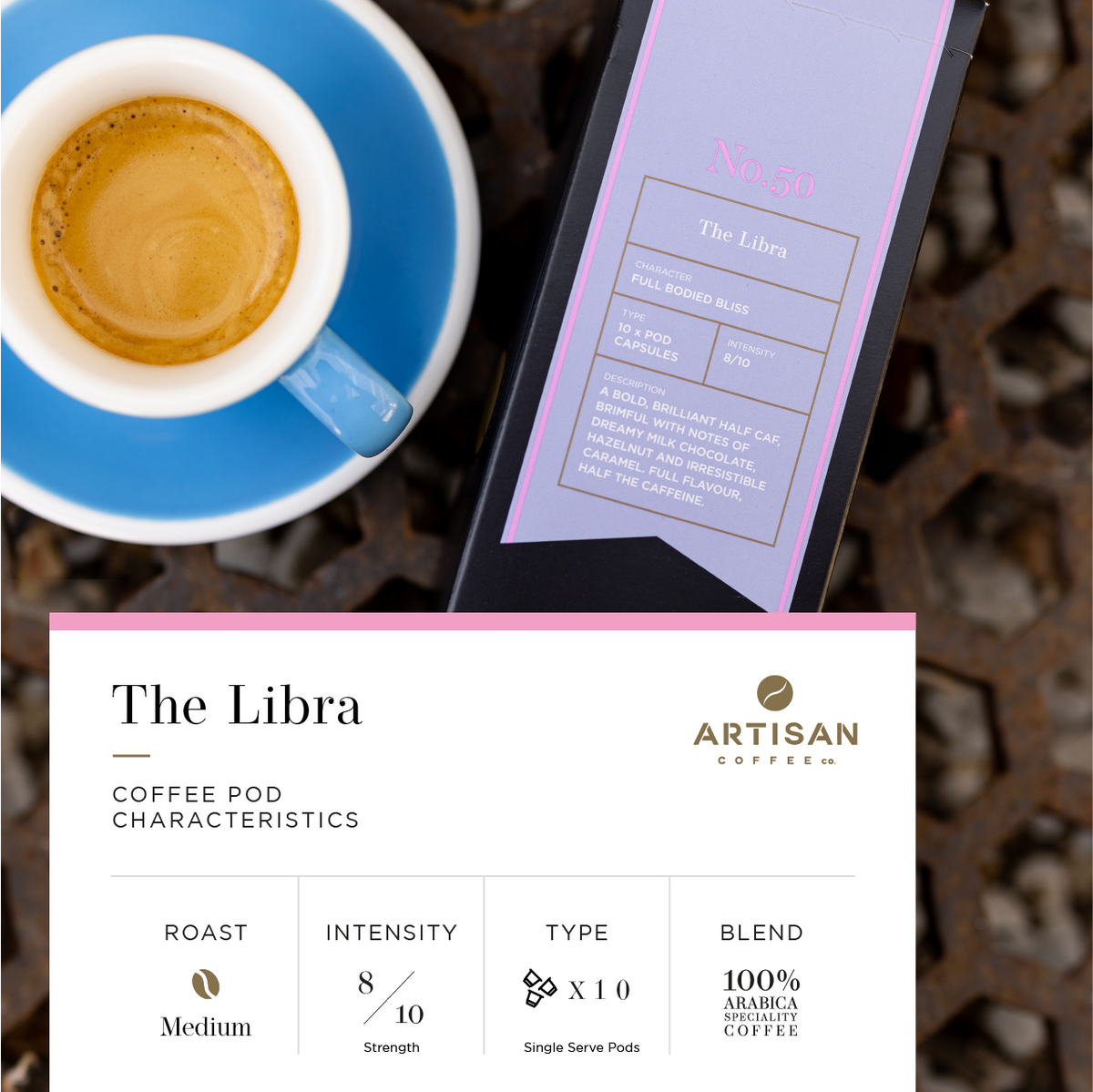 The Libra HalfCaf | Nespresso® compatible coffee pods